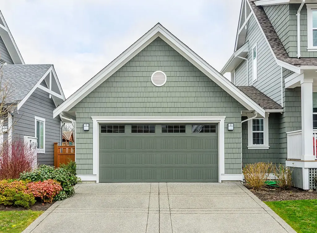 Garage Door Green